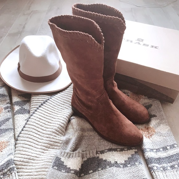 Trask teak suede western boots - Picture 4 of 8